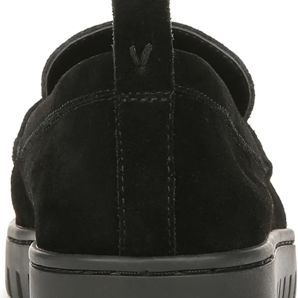 Sizes 5 To 12 Med Women Vionic Uptown Black Suede Penny Loafer SlipOn Sneaker - Picture 8 of 14